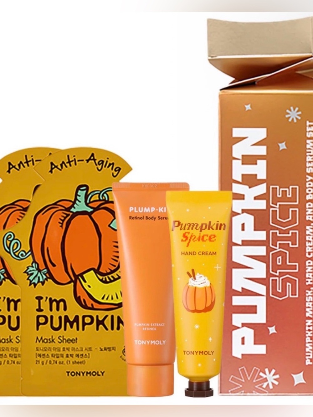 Fall Bundle: TONYMOLY Pumpkin Skincare Set, Brazilian Sol Body Butter and more - Picture 2 of 6
